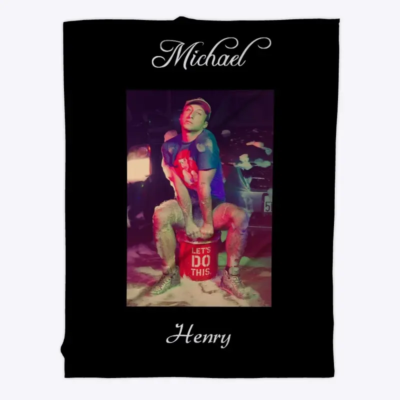 Michael Henry Towel & Stickers